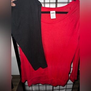 Victoria’s Secret long sleeve top, and Capri leggings set